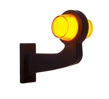 Tralert LED pendellamp amber | haakse steel | matte lens | 12-24v | MB-1023A