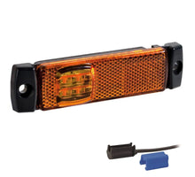 Tralert LED markeringsverlichting amber | 12-24v | 0,75mm². connector | M10MV-193A