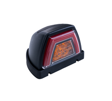 Tralert LED toplamp neon rood incl. knipperlicht 12-24v, 50cm kabel