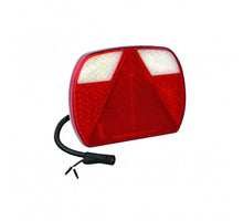 Tralert Rechts | LED slimline achterlicht | 12-24v | 240cm. kabel | 6-PIN connector | EU200-6P2.4R