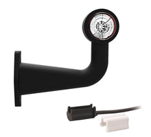 Tralert Links | LED breedtelamp met haakse steel | 12-24v | 1,5mm². connector | M10BV-621RW