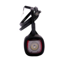 Tralert LED breedtelamp compact | 12-24v | IP69K | rood/wit | MB-2500RW