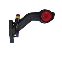 Tralert LED breedtelamp rechts, schuine steel 12/36V Superseal | M10BV-702RWA-SS