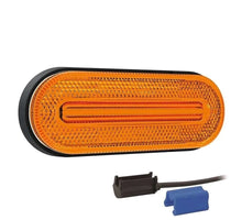 Tralert LED markeringslicht amber | 12-24v | 0,75mm². connector | M10MV-710A