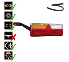 Tralert Links | LED trailerlamp | dynamisch knipperlicht | 9-36v | 200cm. kabel | VC-1021