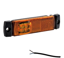 Tralert LED markeringsverlichting amber | 12-24v | 50cm. kabel | M10MV-190A