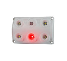 Tralert LED interieurlamp / Touch / Rood/wit / 5000K / 12/24v / IP65 | BTS-1500RW