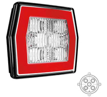 Tralert LED achteruitrijlicht met achterlicht | 12-24v | 5-PIN aansluiting | V10C2-770B5