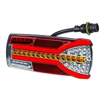 Tralert Rechts | LED achterlicht dynamisch knipperlicht en kentekenlicht | 12-24v | 7-PIN | V14C7-912B7