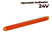 Tralert LED dynamisch knipperlicht slimline amber lens | 24v | 40cm. kabel | 235A24-DI