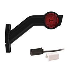 Tralert Rechts | LED breedtelamp met schuine steel | 12-24v | 1,5mm². connector | M10BV-722RWA