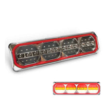 Tralert Rechts | LED neon achterlicht met dynamisch knipperlicht | 12-24v | 385ARWMR