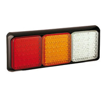 Tralert LED achterlicht met zwarte rand | 12-24v | 40cm. kabel | 100BRAWME