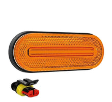 Tralert LED markeerlicht amber 12/36V 1,2m. kabel + Superseal